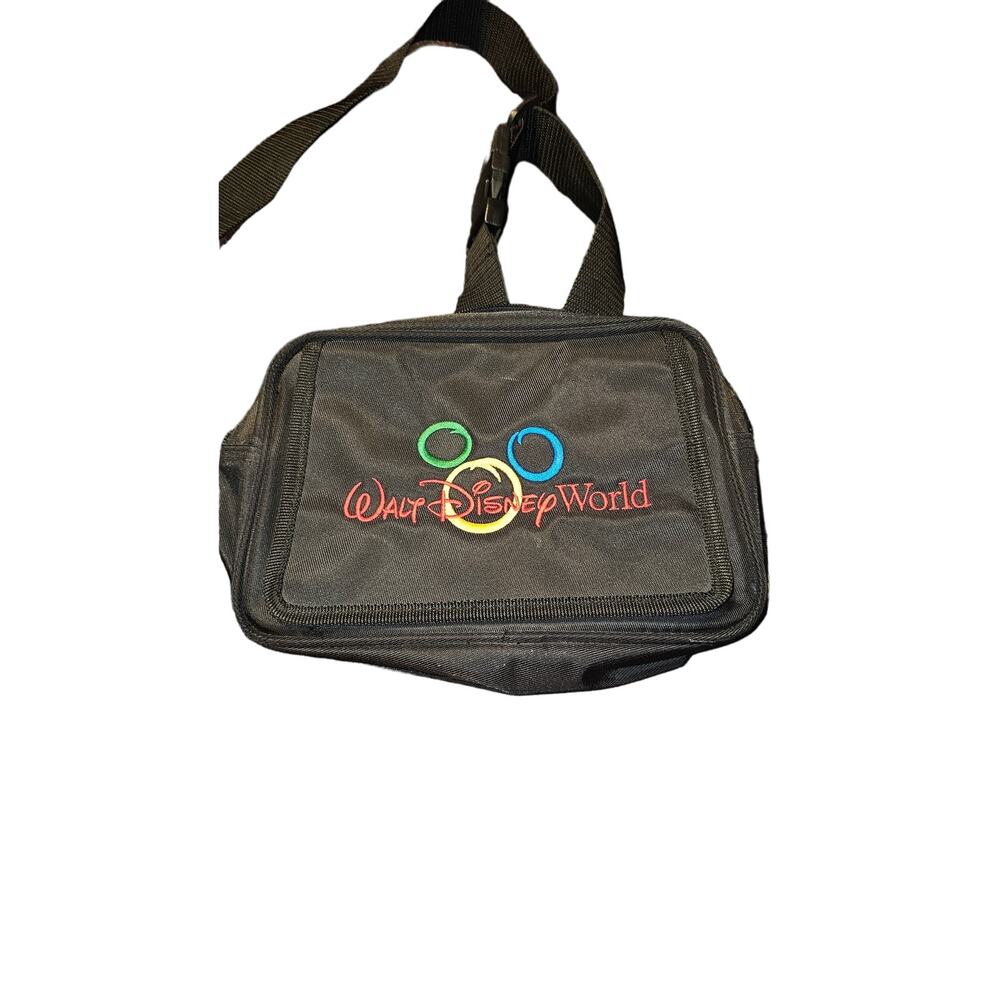 Walt Disney World Vintage‎ 1990s Embroidered Fanny Pack Mickey Single Zip